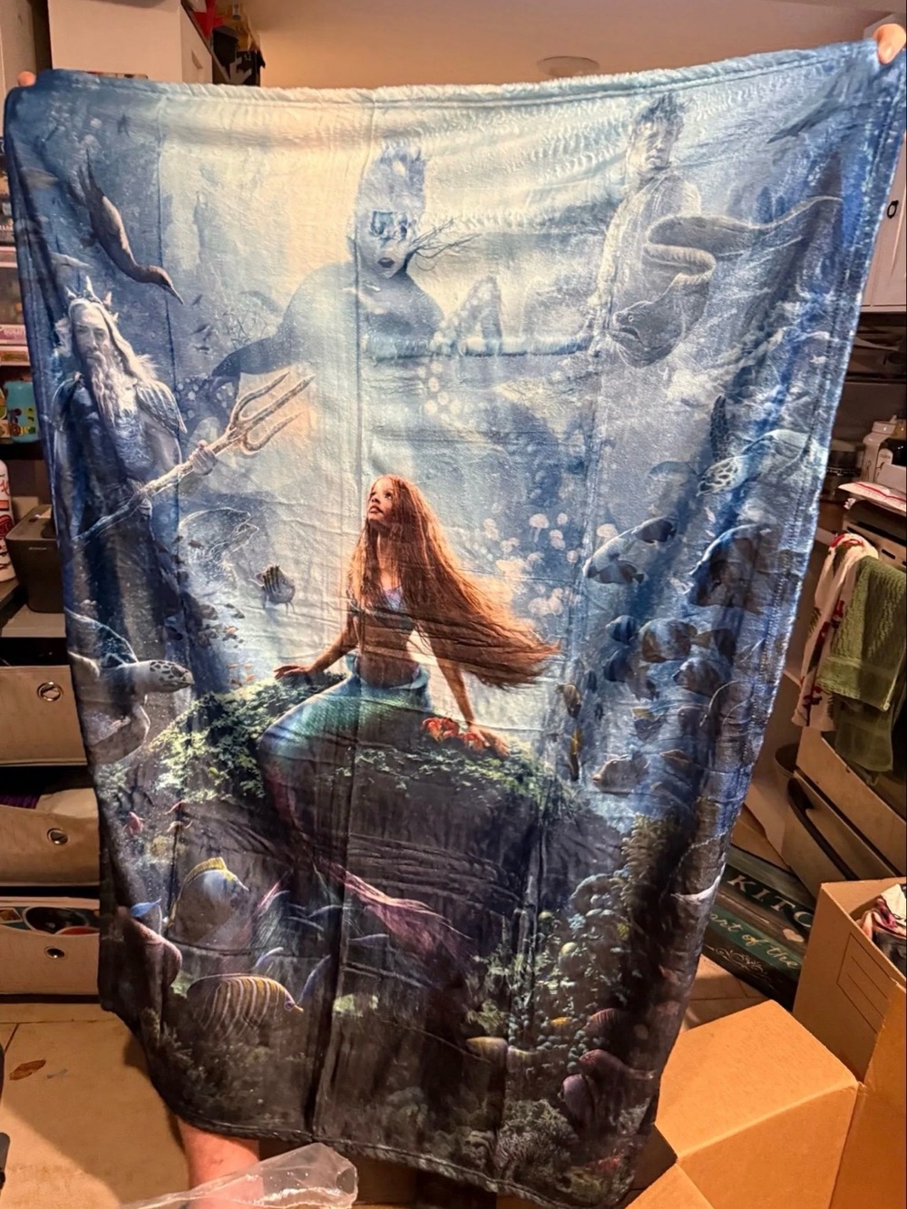 Ariel fleece blanket